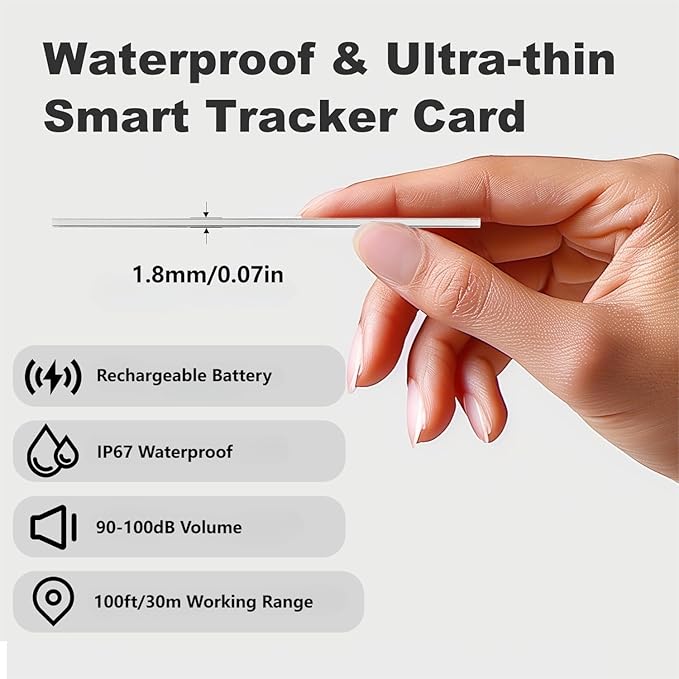 De dunste anti-diefstal GPS Tracker Card voor in je portemonnee