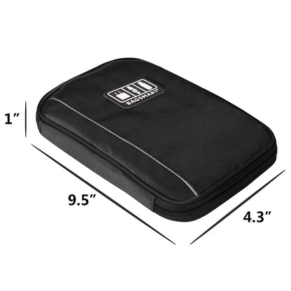 BAGSMART Electronics Organizer Travel Case Cable Organizer Bag for Travel Essentials Tech Organizer for Phone Power Bank SD Card