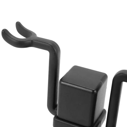 Bathroom Barber Men Metal Shaving Rack Stand Set - Shave Brush Holder Shelf + Soap Mug Cup Bowl Black