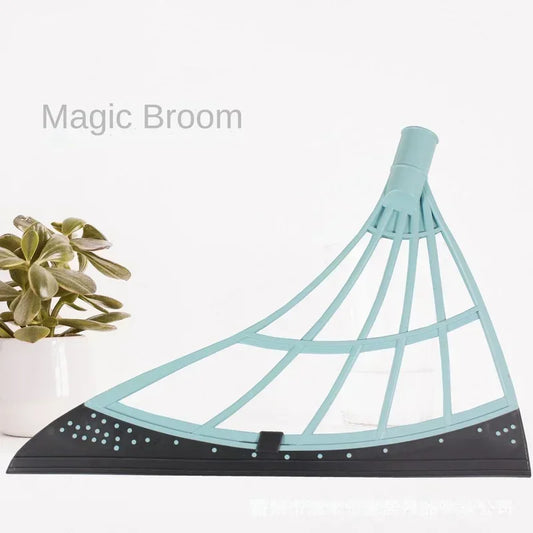 3PCS/Set Silicone Broom Floor Cleaning Shaving Pet Hair Broom Glass Wiper Water Sweeping Broom Household Cleaning Tools