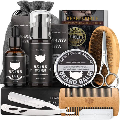 Men's Double-face Shaving Knife and Balm Clippers Trim Care Set