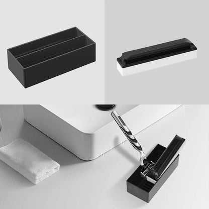 Beard Cleaning And Holder Set Cleaning Tool, 1Beard Cleaning And 1 Cleaning Bar Holder For Men Bathroom Sink Shaving Easy To Use