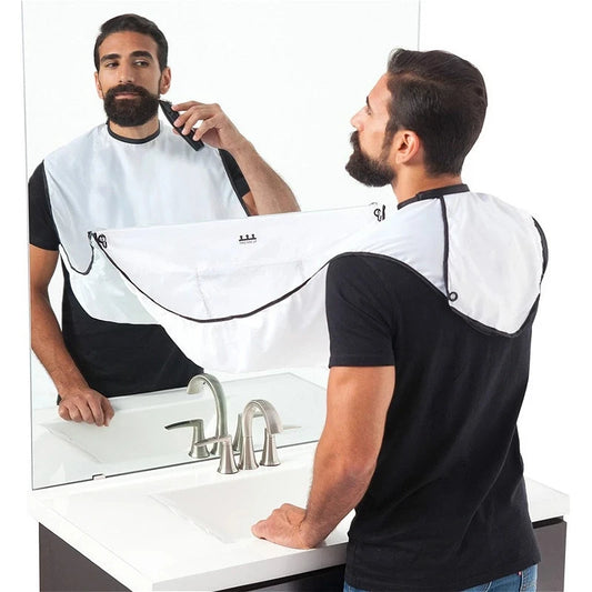 New Beard Apron Shaving Apron Care Clean Hair Face Shaved Apron With Suction Cup Set Cleaning Hairdresser Organizer Gift for Man