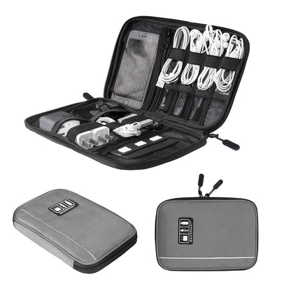 BAGSMART Electronics Organizer Travel Case Cable Organizer Bag for Travel Essentials Tech Organizer for Phone Power Bank SD Card