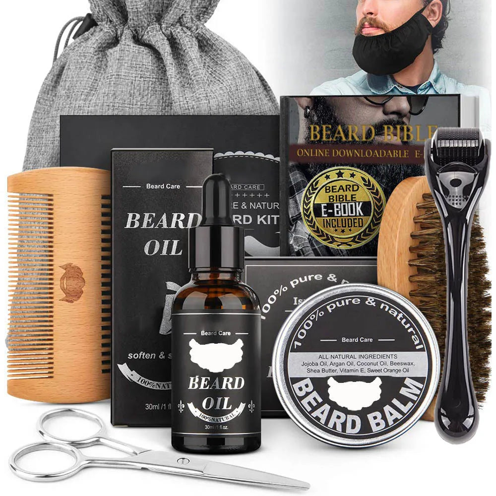 Men's Double-face Shaving Knife and Balm Clippers Trim Care Set