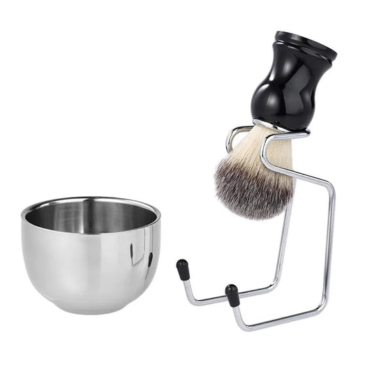 Durable New Beauty Design Men Shaving Bowl Mug Brush Soap Dish Stand Holder Portable Shaving Razor Beard Clean Shaver Kits Set