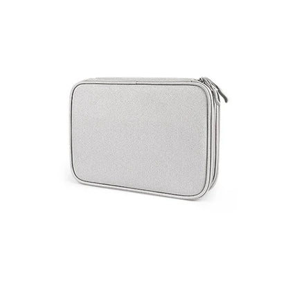 Multifunctional Storage Bag Multi-grid Tablets e-Books Case Organizer Bag for Charger Plug Data Cable Power Bank Mouse Battery
