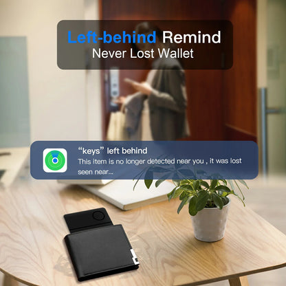 Xiaomi Wireless Smart Card Wallet Tracker Work with Apple Find My App Back Cover Icard Tag for Iphone Airtag ID Card Finder IP67