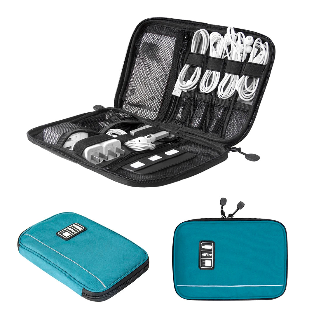 BAGSMART Electronics Organizer Travel Case Cable Organizer Bag for Travel Essentials Tech Organizer for Phone Power Bank SD Card