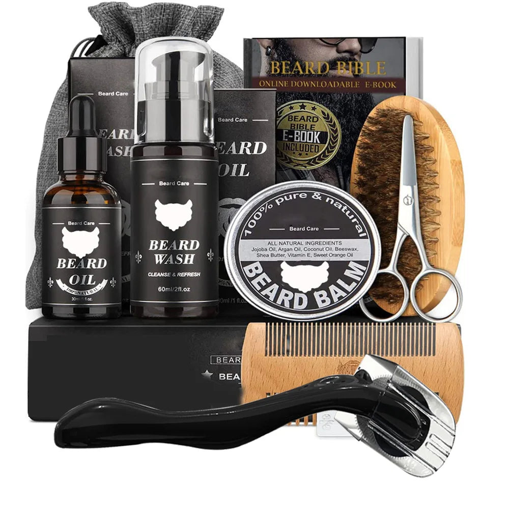 Men's Double-face Shaving Knife and Balm Clippers Trim Care Set