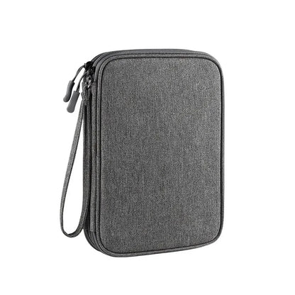 Multifunctional Storage Bag Multi-grid Tablets e-Books Case Organizer Bag for Charger Plug Data Cable Power Bank Mouse Battery