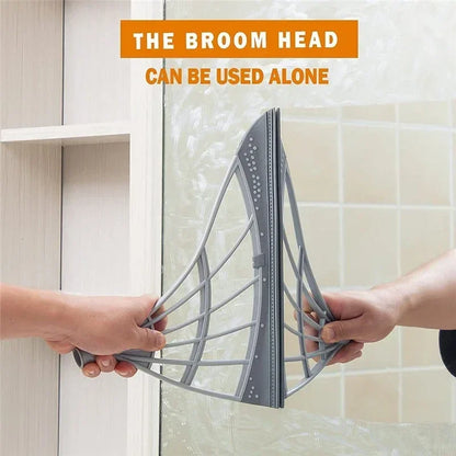 3PCS/Set Silicone Broom Floor Cleaning Shaving Pet Hair Broom Glass Wiper Water Sweeping Broom Household Cleaning Tools