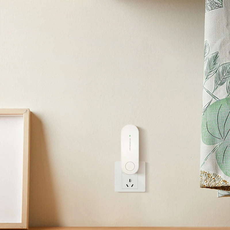 Plug in Air Purifier for Home Cleaner Mini Air Ionizer to Remove Smoke Portable Deodorizer Air Freshener White US Plug